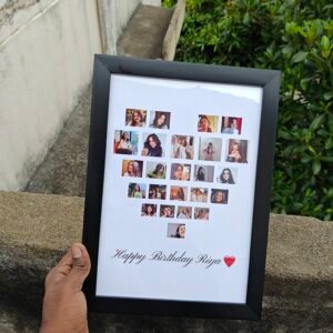 A4/A3 Heart collage frame