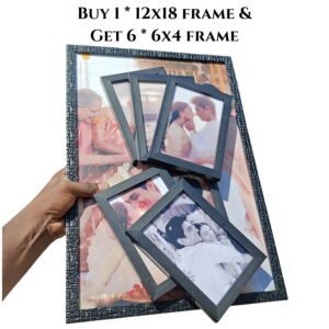 Buy 1 * 12x18 & Get 6 * 6x4 frame